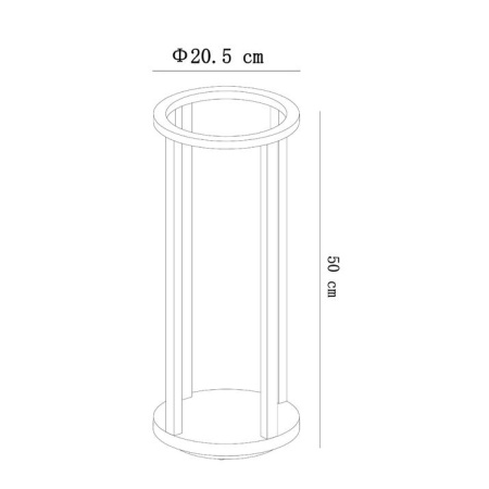 Уличный светодиодный светильник Arte Lamp Hassaleh A3370PA-1BK