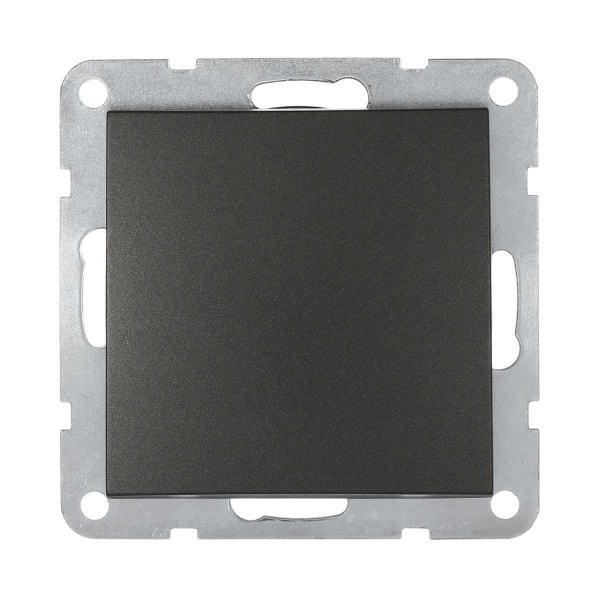 Выключатель 1-кл. LK Studio 16 A, 250 B (черный бархат) LK80, 840108-1