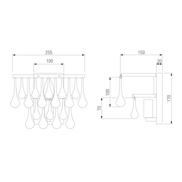 Бра Bogates Gutta 476/1 a068862