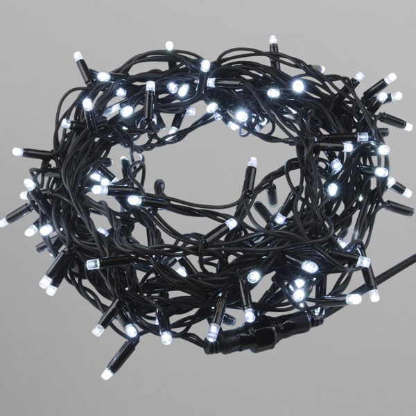 Светодиодная гирлянда Uniel без вилки белый ULD-F90PRO S10M-100/TBK WH UL-00013213