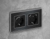 Лицевая панель розетки AMBRELLA VOLT AP8060