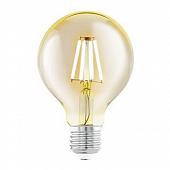 Лампа светодиодная филаментная E27 4W 2200К янтарь 11556
