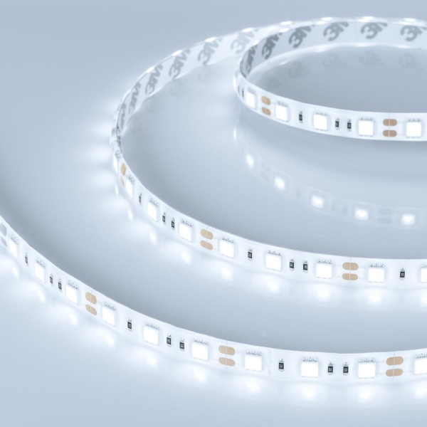 Светодиодная влагозащищенная лента Arlight 14,4W/m 60LED/m 5060SMD белый 5M 014636(2)