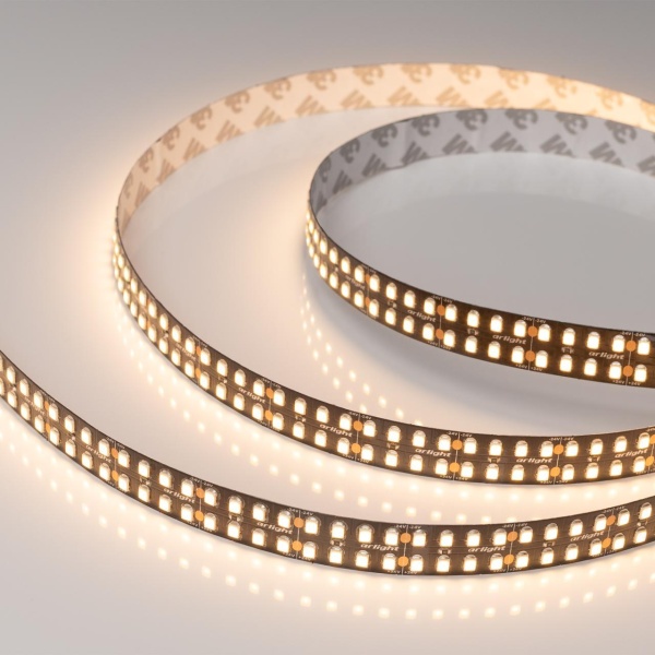Светодиодная лента Arlight 24W/m 320LED/m 2835SMD теплый белый 5M 032611
