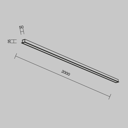 Линейный светильник Maytoni Technical LL313007