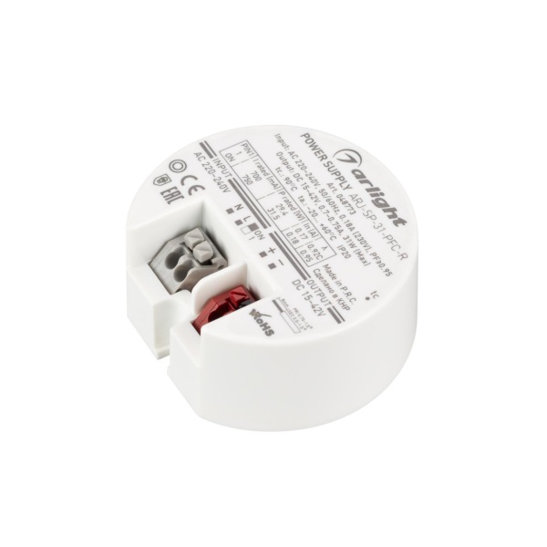 Блок питания Arlight ARJ-SP-31-PFC-R 31W 15-42V 0.7-0.75A 048773