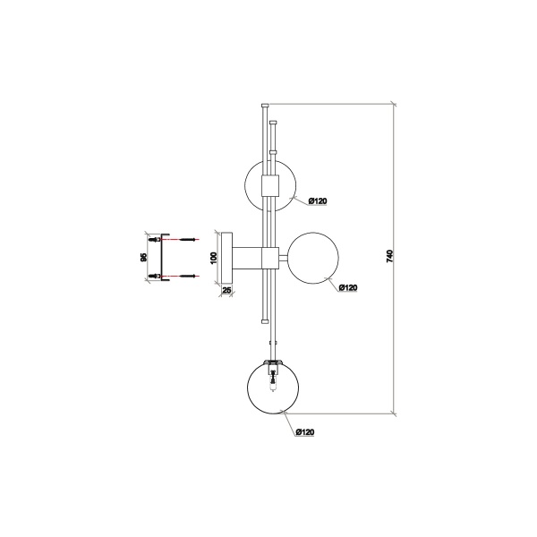 Бра Vele Luce Paradise VL5773W03 Бра Vele Luce Paradise VL5773W03