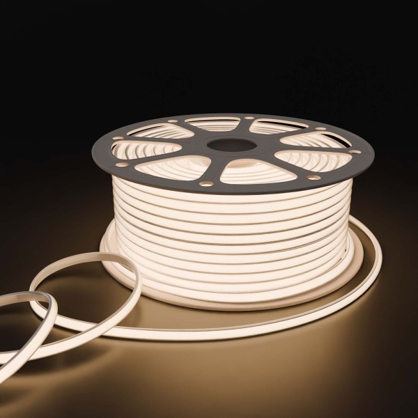 Светодиодная влагозащищенная лента Apeyron 11W/m 288LED/m COB белый 50M 17-52