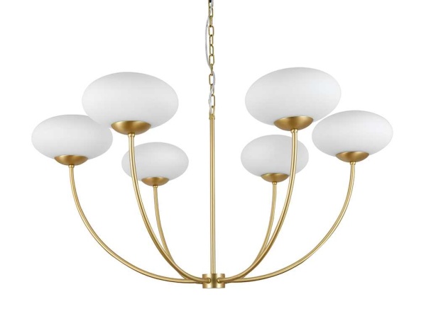 Люстра NEWPORT 3916/С brass