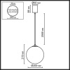 Подвесной светильник Odeon Light Magia Midcent 7109/1A