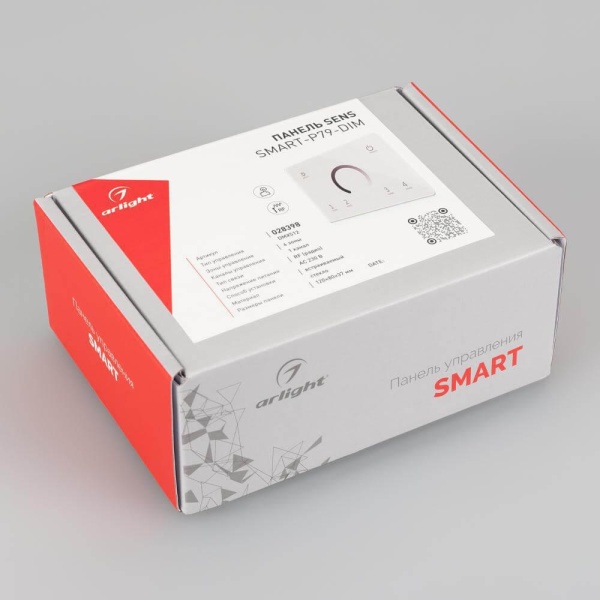 Панель управления Arlight Sens Smart-P79-Dim White 028398 Панель управления Arlight Sens Smart-P79-Dim White 028398