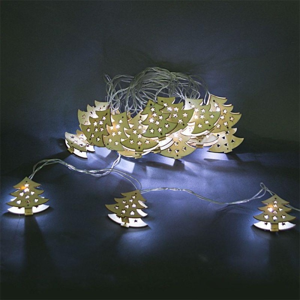 Cветодиодная гирлянда Sneha Ёлочка 230V белый статичный A-317