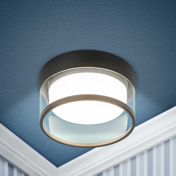 Светильник встраиваемый ЭРА KL82 BK под лампу GX53 черный Б0058400