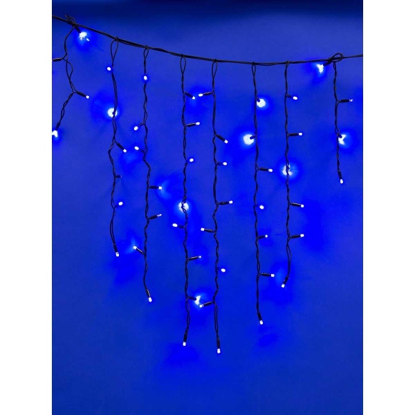 Уличная светодиодная гирлянда Uniel бахрома 220V синий ULD-B3010-200/TBK Blue IP67 UL-00003932