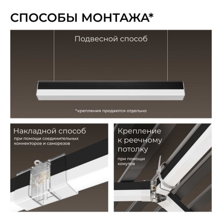 Накладной линейный светодиодный светильник Apeyron 30-56