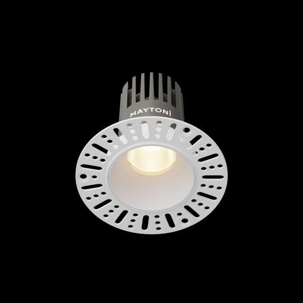 Встраиваемый светильник Maytoni Technical Downlight Dip DL119-10W-3K-TRS-W
