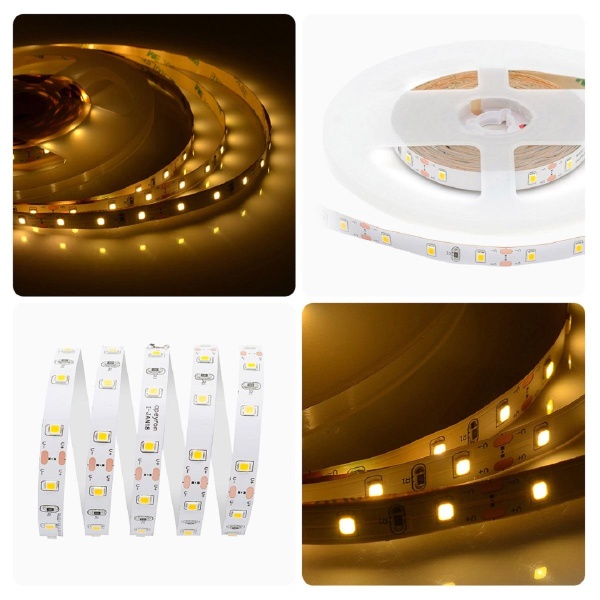 Светодиодная лента Apeyron 4,8W/m 60LED/m 3528SMD теплый белый 5M 00-03