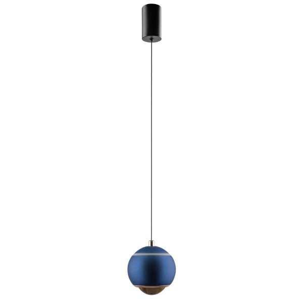 Подвесной светодиодный светильник Crystal Lux Caro SP Led Blue