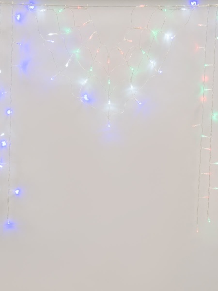 Светодиодная гирлянда Uniel занавес Радуга 220V разноцветный ULD-E1906-180/DTK MULTI IP20 RAINBOW-2 UL-00001411