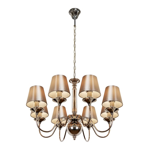 Подвесная люстра iLamp Rolling P2406-8 Nickel