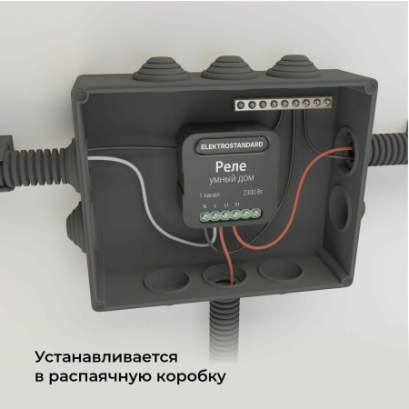 Реле Wi-Fi Elektrostandard 76006/00 4690389185069 Реле Wi-Fi Elektrostandard 76006/00 4690389185069