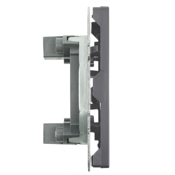 Заглушка (механизм), серия Эмили, платиново-серый, soft touch, RST00-5116-10 49961