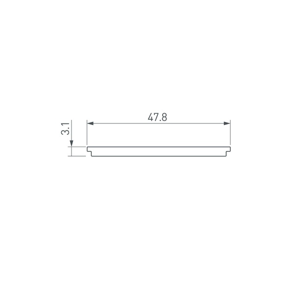 Рассеиватель Arlight Fantom-W49-5000 Silicone 046424