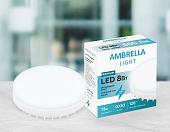 Лампа светодиодная Ambrella light GX53 8W 6400K белая 253204