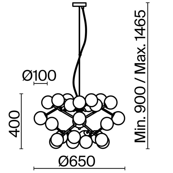Подвесная люстра Maytoni Dallas MOD545PL-24CH