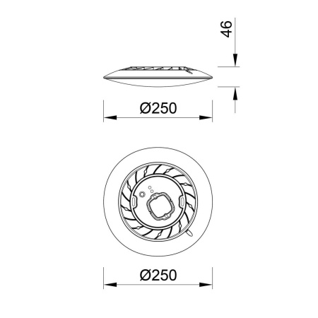 Потолочный светильник Mantra SLIM CCT 8690