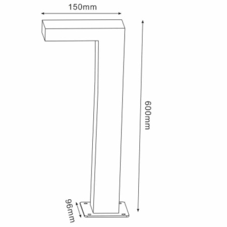 Уличный светодиодный светильник Lucide Texas 28851/60/30