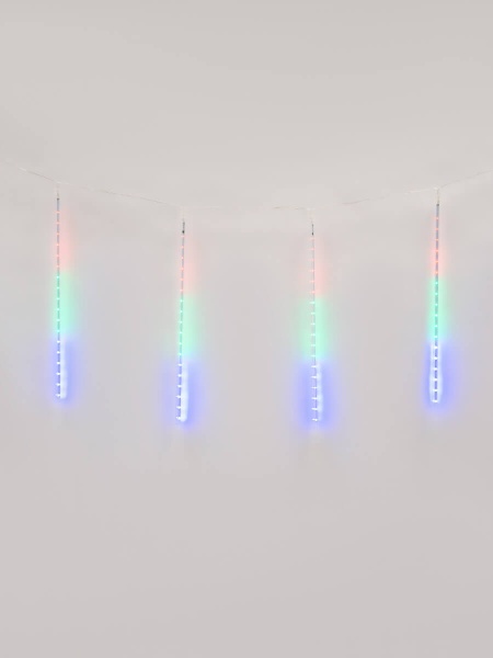 Уличная светодиодная гирлянда Uniel занавес Падающие звезды 220V разноцветный ULD-E2405-240/DTK MULTI IP44 METEOR 11122