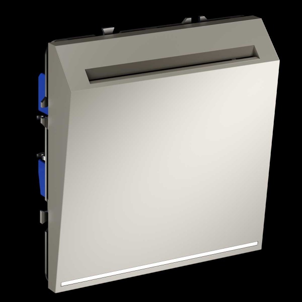 Выключатель встраиваемый S70 карточный 16А, (кашемир) Voltum VLS010703