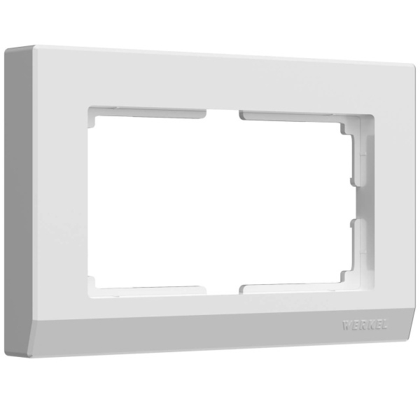 Рамка для двойной розетки Werkel Stark белый W0081801 4690389161964 Рамка для двойной розетки Werkel Stark белый W0081801 4690389161964