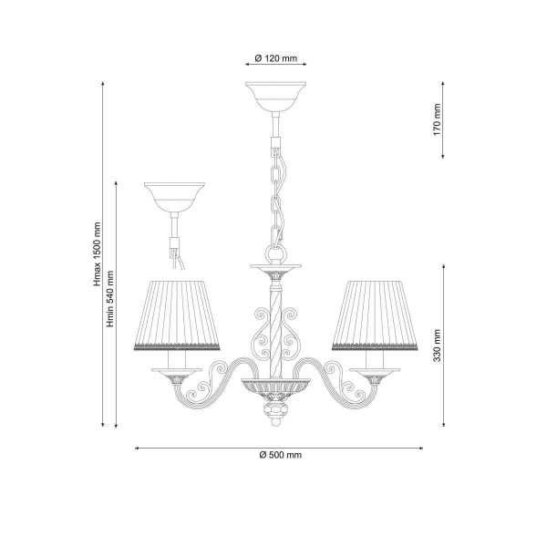 Подвесная люстра Lucia Tucci Oria 144.5 White Подвесная люстра Lucia Tucci Oria 144.5 White
