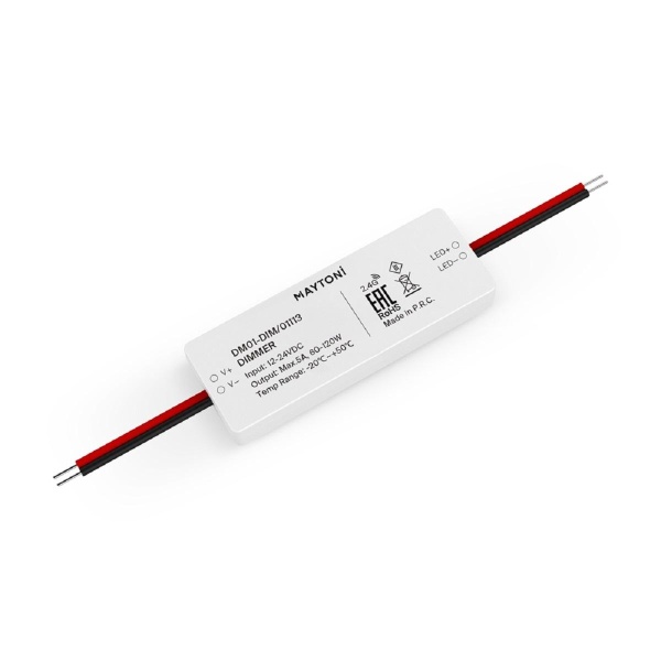 Диммер для монохромной светодиодной ленты Maytoni Led Strip 01113 Диммер для монохромной светодиодной ленты Maytoni Led Strip 01113