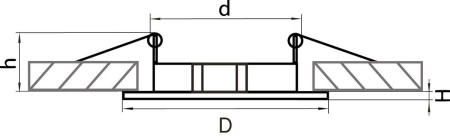 Встраиваемый светильник Lightstar Lega 11 011047