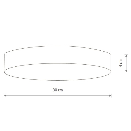 Потолочный cветильник Nowodvorski Lid Round Led Black 10418