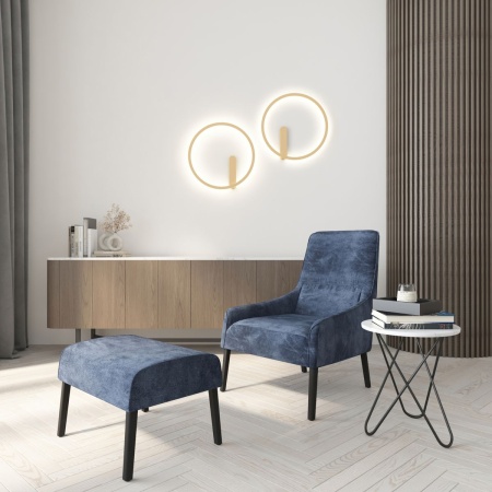 Настенный светодиодный светильник Denkirs Round DK5035-SG