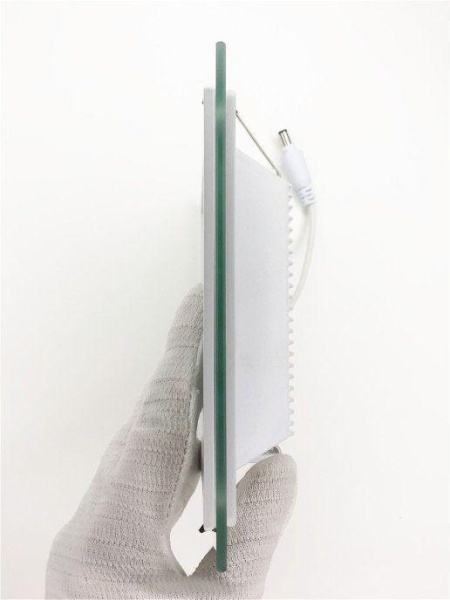 Встраиваемый светодиодный светильник Elvan VLS-705SQ-12W-WW-Wh