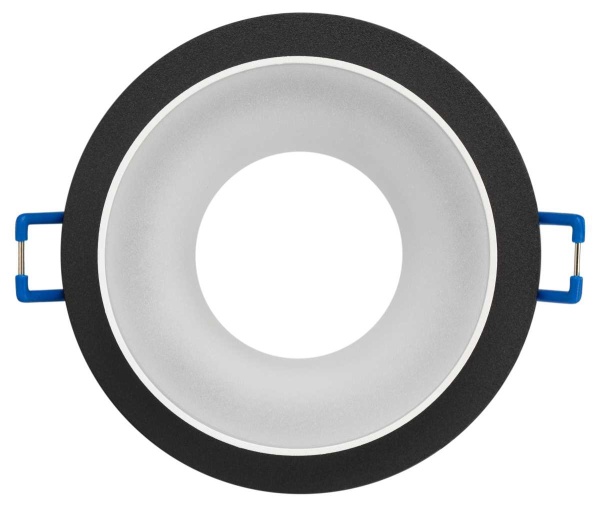 Светильник встраиваемый декоративный ЭРА DK95 BK под лампу MR16 GU5.3 черный Б0055591